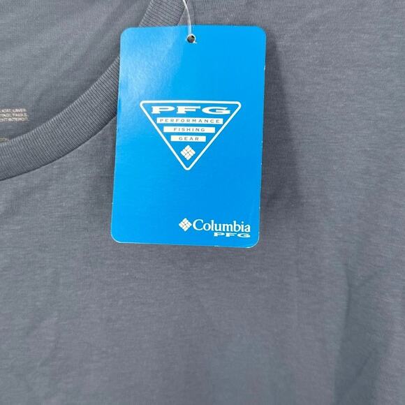 Columbia PFG Yuri T-Shirt Mens 2X Blue Graphic Back Performance Fishing Gear NWT - Picture 5 of 7